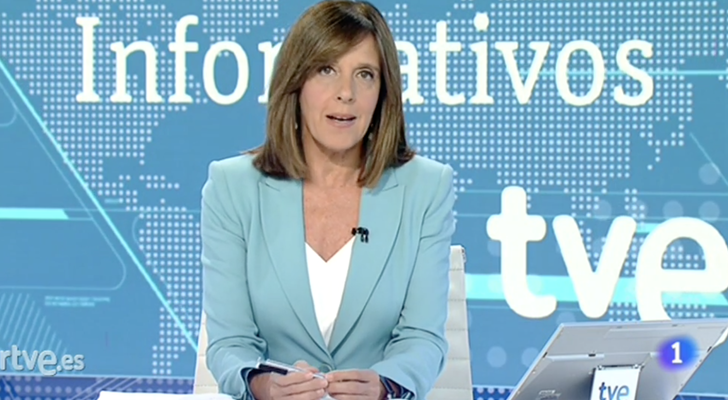 Ana Blanco en el especial informativo de TVE