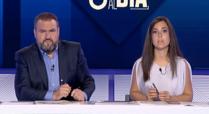 Jordi Armenteras y Laura Rosel en 8tv