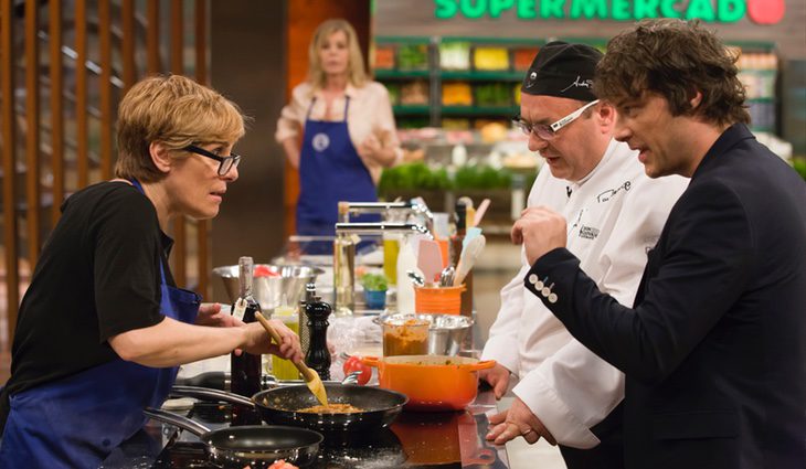 Anabel Alonso en la prueba de cocinado por equipos de &#39;MasterChef Celebrity&#39;