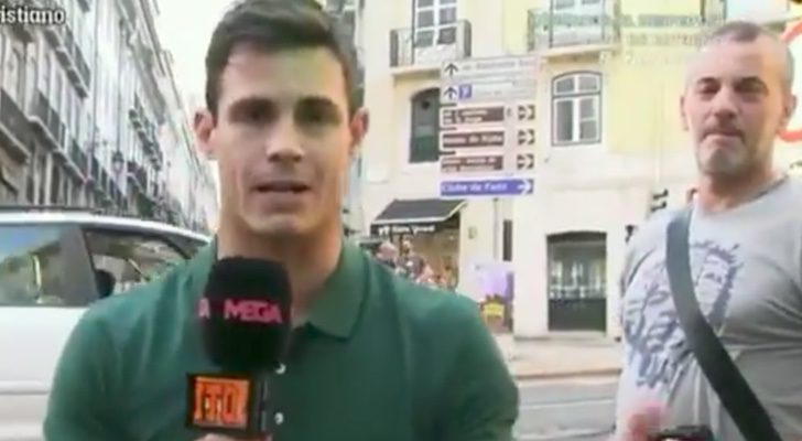 Edu Aguirre en el momento del enfado