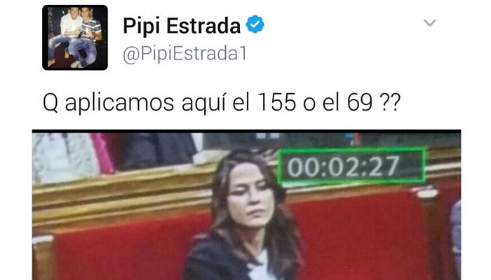 El tweet con el chista sobre Arrimadas que Pipi Estrada borró