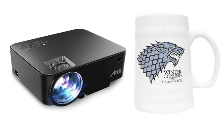 Proyector LED ARTLII T20 y Jarra de 'Juego de Tronos'
