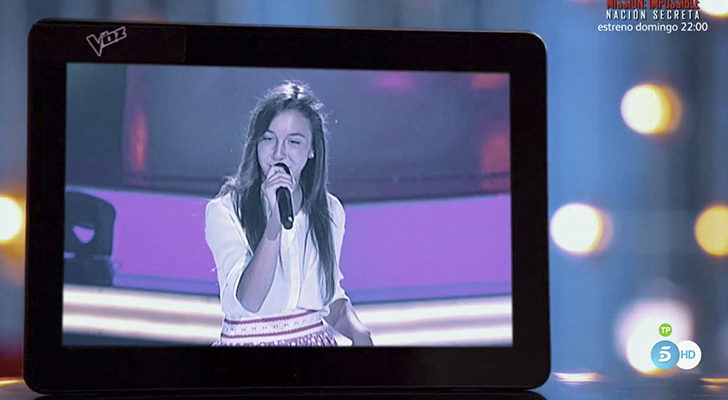 Elena en 'La Voz Kids'