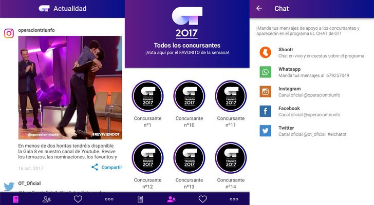 La app de 'OT 2017'