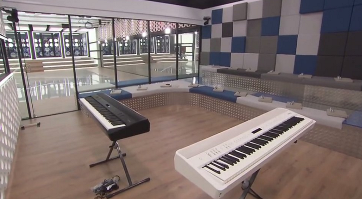 Una de las salas de ensayos de la Academia