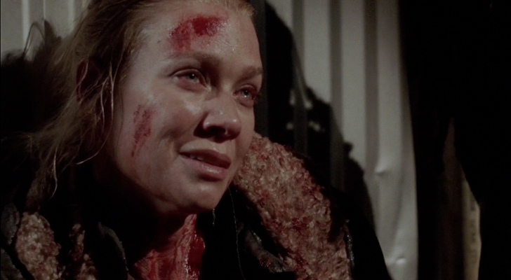 Andrea despidiéndose de Michonne antes de morir en la tecera temporada de 'The Walking Dead'