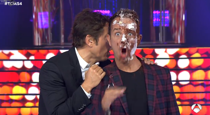 Àngel Llàcer después del tartazo en 'Tu cara me suena'