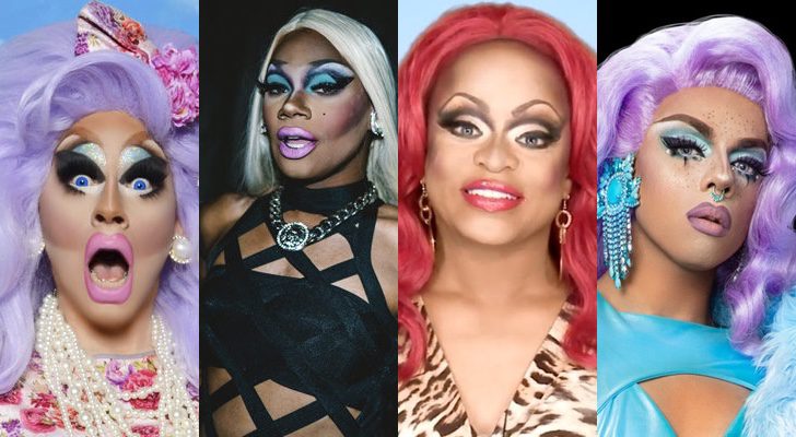 Morgan McMichaels, Shangela, Milk, Ben DeLaCreme y Thorgy Thor, concursantes de 'RuPaul's Drag Race: All Stars 3'