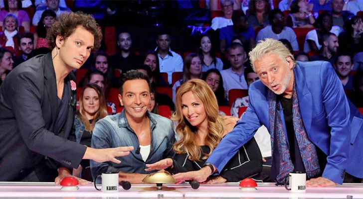 Gilbert Rozon junto a sus compañeros en 'La France a un incroyable talent'