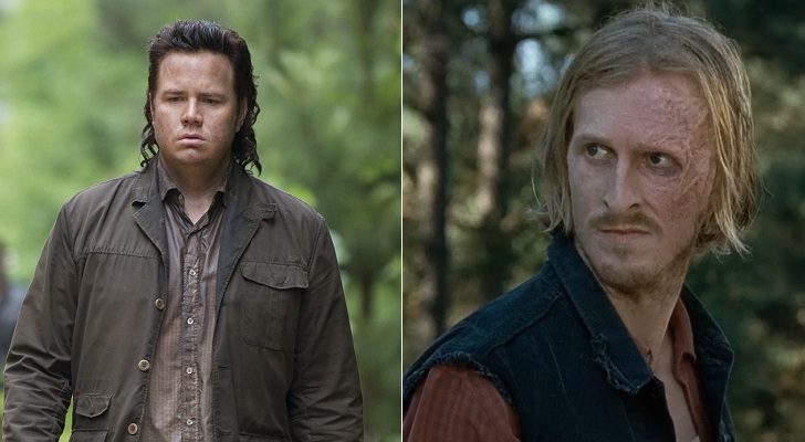 A la izquierda, Josh McDermitt como Eugene, a la derecha, Austin Amelio como Dwight en 'The Walking Dead'