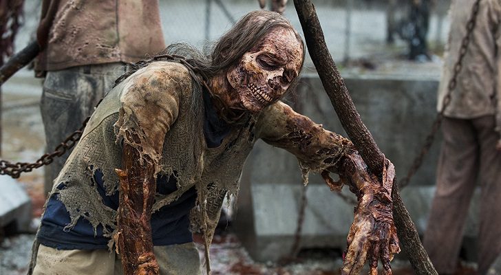 Uno de los caminantes de &#39;The Walking Dead&#39;