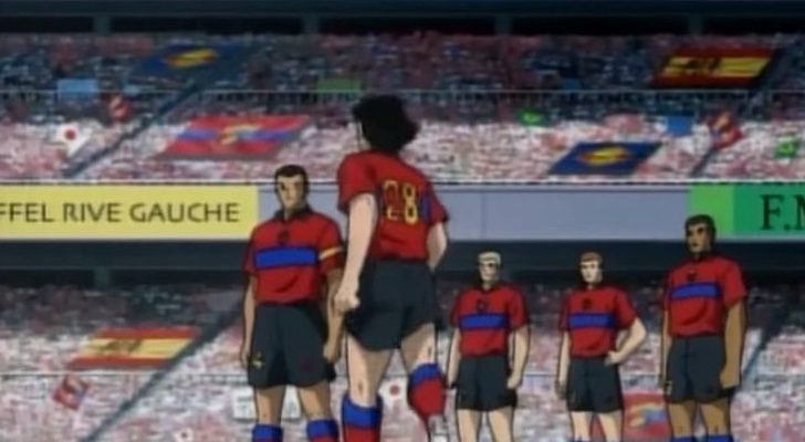 Banderas franquistas en &#39;Oliver y Benji&#39;