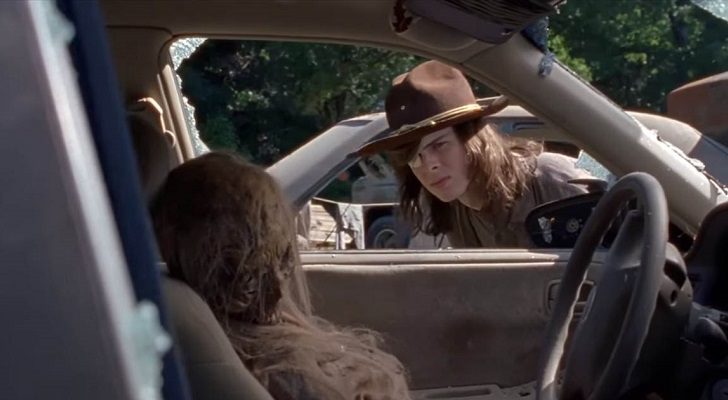 Chandler Riggs es Carl en 'The Walking Dead'