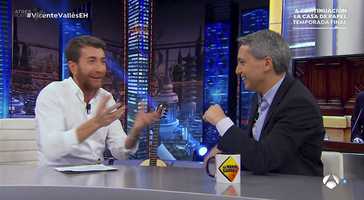 Vicente Vallés y Pablo Motos en 'El hormiguero'