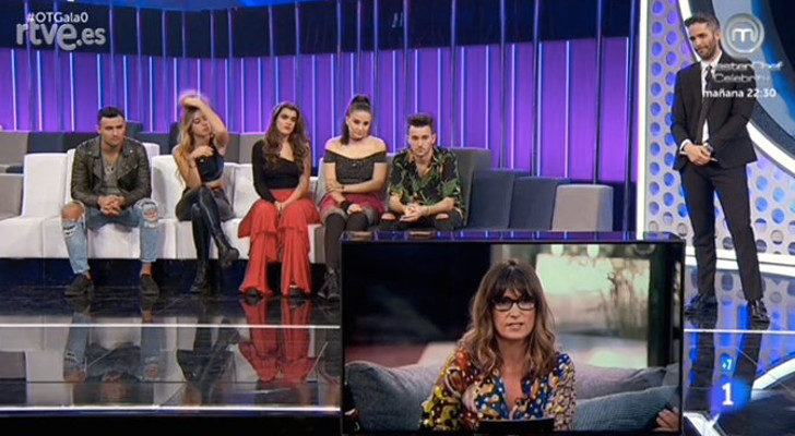 Noemí interviene en la gala cero