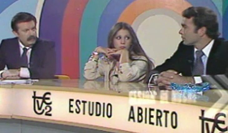 José María Íñigo junto a Isabel Pantoja y Paquírri en 'Estudio abierto'