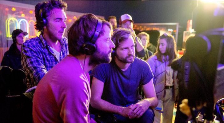 Los hermanos Duffer durante el rodaje de uno de los episodios de &#39;Stranger Things&#39;