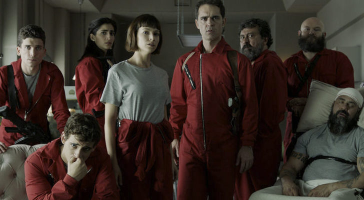 Los atracadores de 'La Casa de Papel'