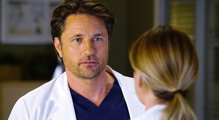 Martin Henderson (Nathan Riggs) junto a Ellen Pompeo (Doctora Meredith Grey) en 'Anatomía de Grey' de ABC 