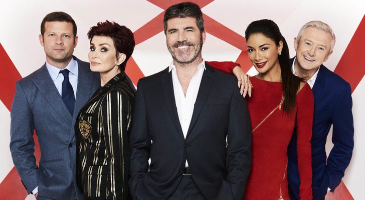Simon Cowell y sus compañeros de 'The X Factor UK' 2017