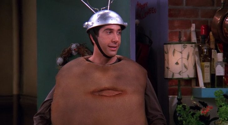 Ross disfrazado de Sputnik en 'Friends'