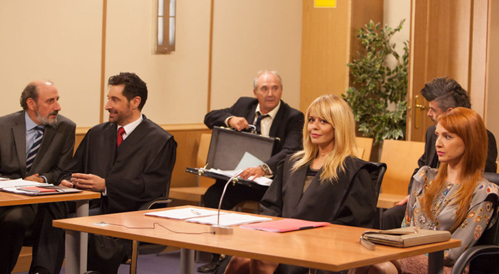 Judith y Enrique en un juicio en &#39;La que se avecina&#39;