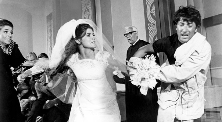 Dustin Hoffman en la película &quot;El Graduado&quot;