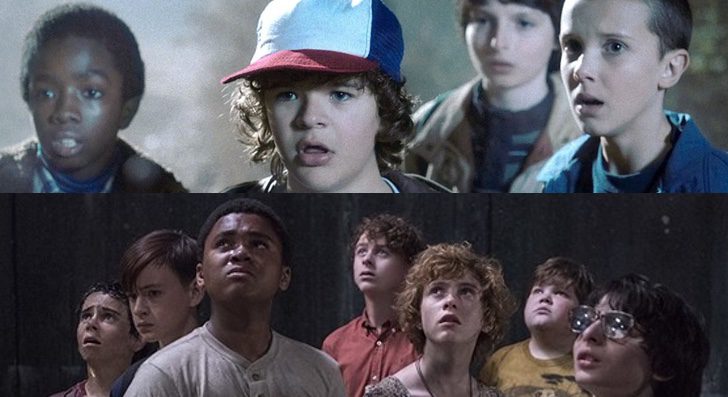 Los niños de "It" y los de 'Stranger Things'