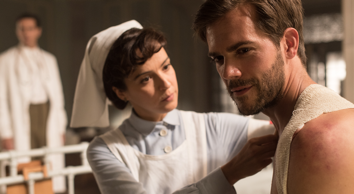 Marc Clotet y Verónica Sánchez en &#39;Tiempos de guerra&#39;