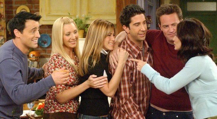 Los seis protagonistas de 'Friends'