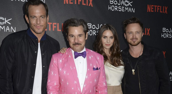 Will Arnet, Paul F. Tompkins, Alison Brie y Aaron Paul