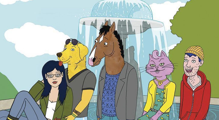 Los personajes principales de 'Bojack Horseman'