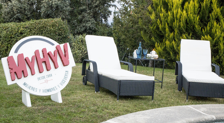 Jardín de 'Mujeres y hombres y viceversa'
