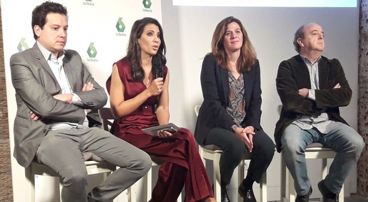 Mario López, Carmen Ferreiro, Ana Pastor y Javier Pons en la presentación de '¿Dónde estabas entonces?'