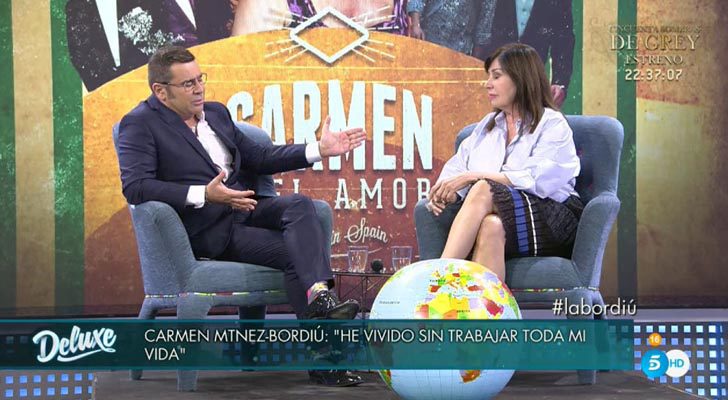 Carmen Martínez-Bordiú responde a Jorge Javier en &#39;Sábado Deluxe&#39;