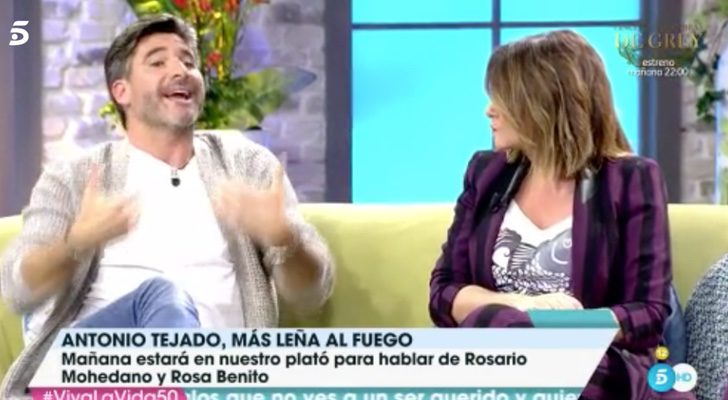 Toño Sanchís y Toñi Moreno en 'Viva la vida'