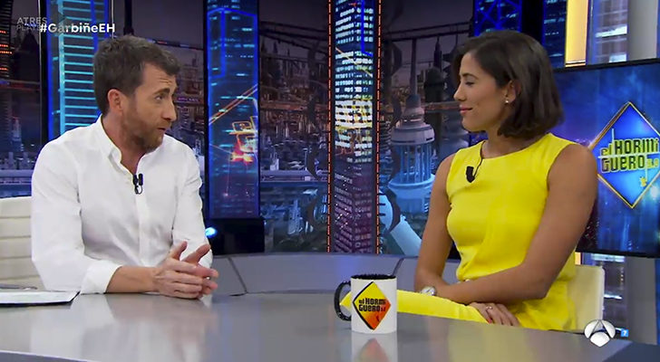 Garbiñe Muguruza en 'El hormiguero'
