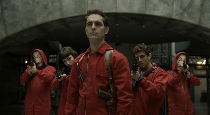 Los protagonistas de 'La Casa de Papel'