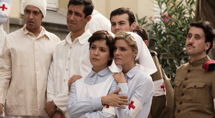 Los protagonistas de 'Tiempos de guerra'