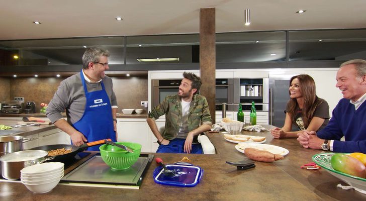 Los presentadores de &#39;Dani&Flo&#39; con Bertín en &#39;Mi casa es la tuya&#39;