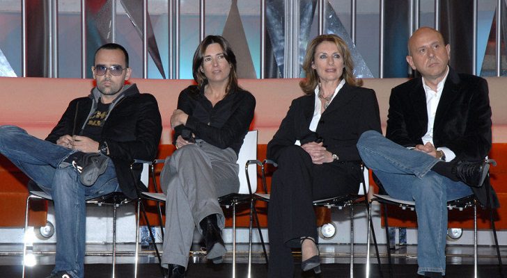 Risto Mejide junto a sus compañeros de 'Operación Triunfo'