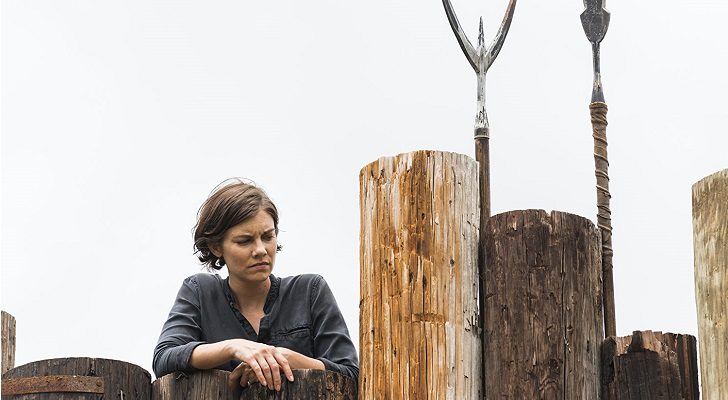 Maggie vigilando Hilltop en 'The Walking Dead'