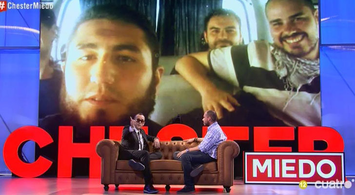 Antonio Pampliega charla con Risto en 'Chester'