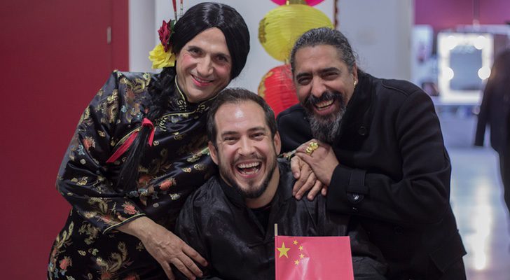 José Mota con El Langui y Diego el Cigala en el rodaje de su nuevo especial de Nochevieja "2018. Bienvenido Mister Wan-Da"