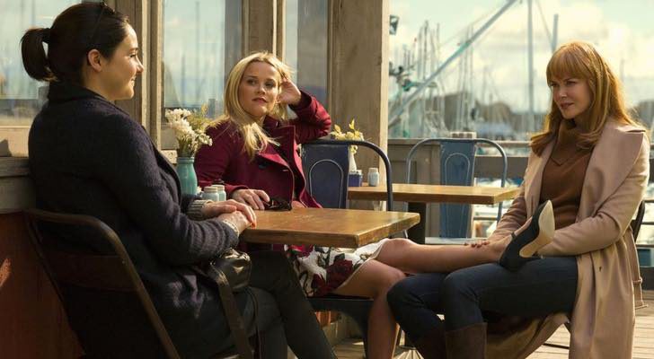 Shailene Woodley, Reese Witherspoon y Nicole Kidman en 'Big Little Lies'