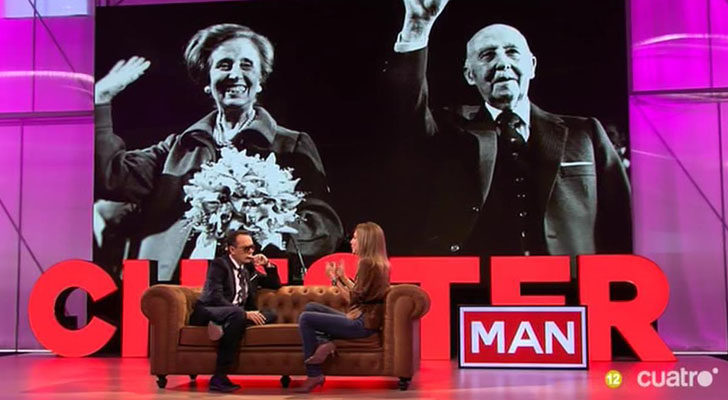 Pilar junto a Risto Mejide en el 'Chester'