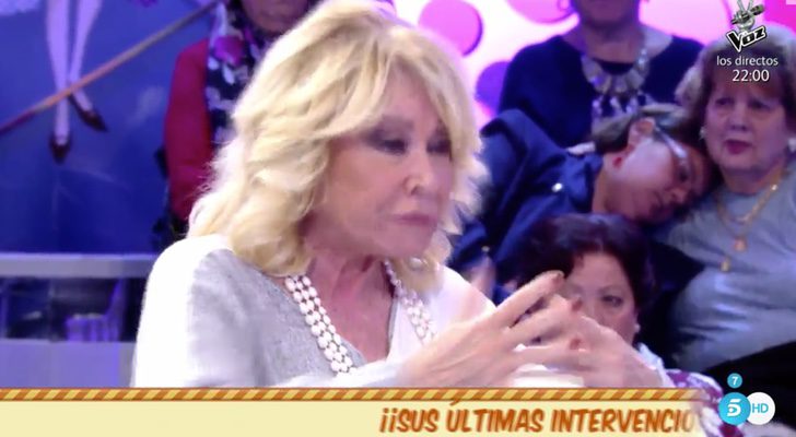 Una señora del público se duerme en directo durante 'Sálvame'