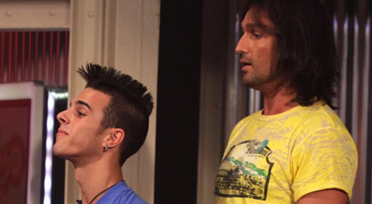 Rafa Méndez junto a Wiki, concursante de la tercera edición de &#39;Fama, ¡a bailar!&#39;