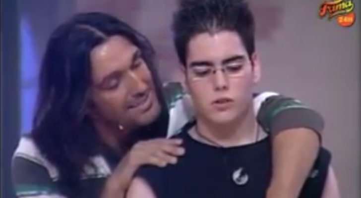 Rafa Méndez con Marcos, concursante de la primera edición de &#39;Fama, ¡a bailar!&#39;