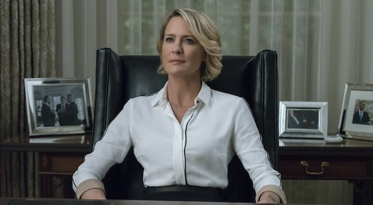 Robin Wright como Claire Underwood